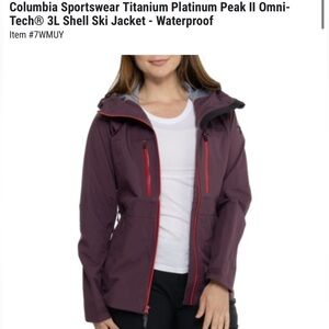 Women’s Columbia jacket .. EUC worn once ..
size medium